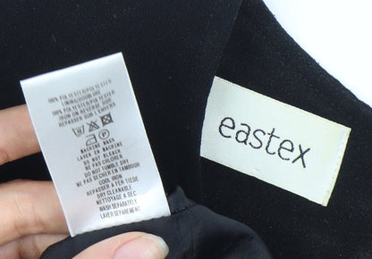 Eastex Women's Black Sheath Dress Size 16