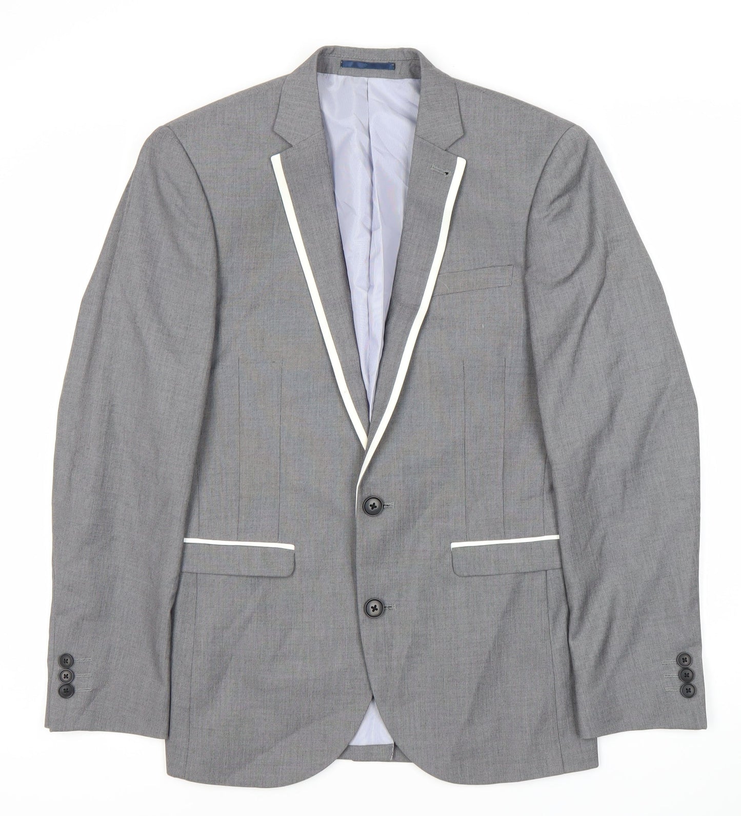 Mens UK Size 36 NEXT Regular Grey Suit Jacket