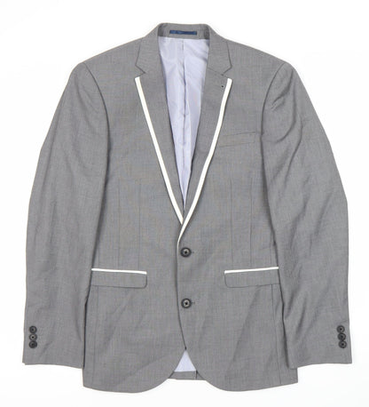 Mens UK Size 36 NEXT Regular Grey Suit Jacket