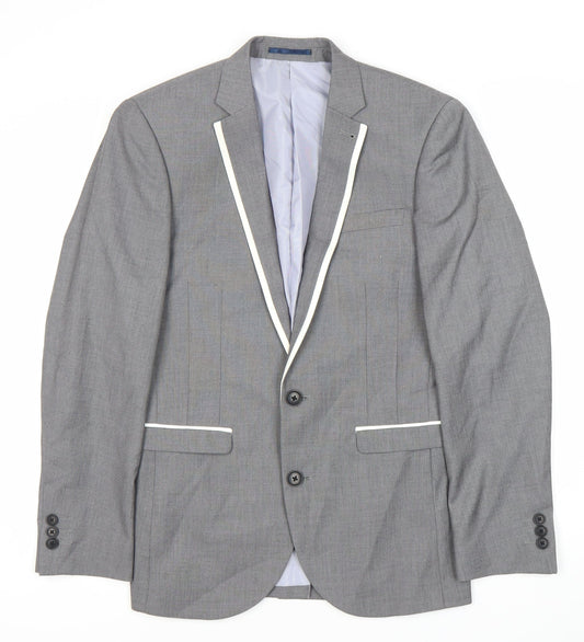 Mens UK Size 36 NEXT Regular Grey Suit Jacket