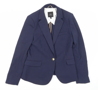 Next Women Blue Blazer Jacket Size 12 Business Wear
