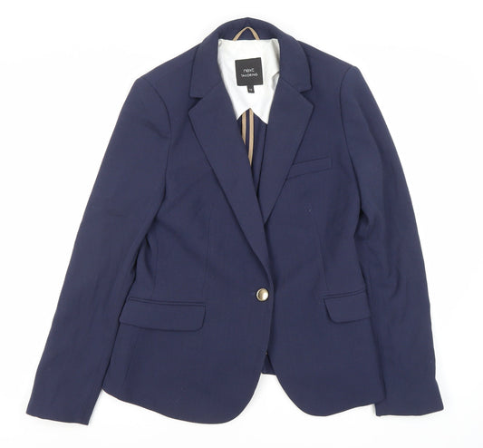 Next Women Blue Blazer Jacket Size 12 Business Wear