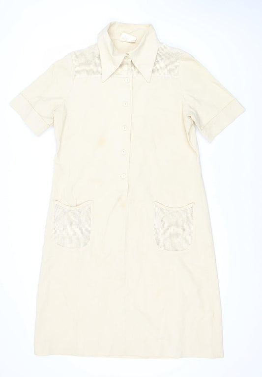 Evans Women's Beige Shirt Dress, Size 20