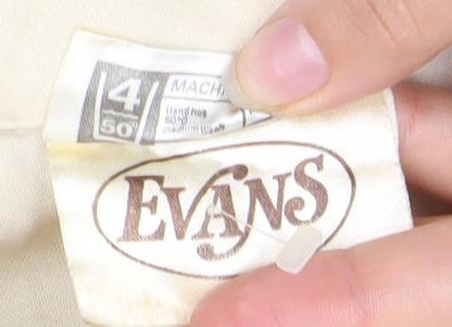 Evans Women's Beige Shirt Dress, Size 20