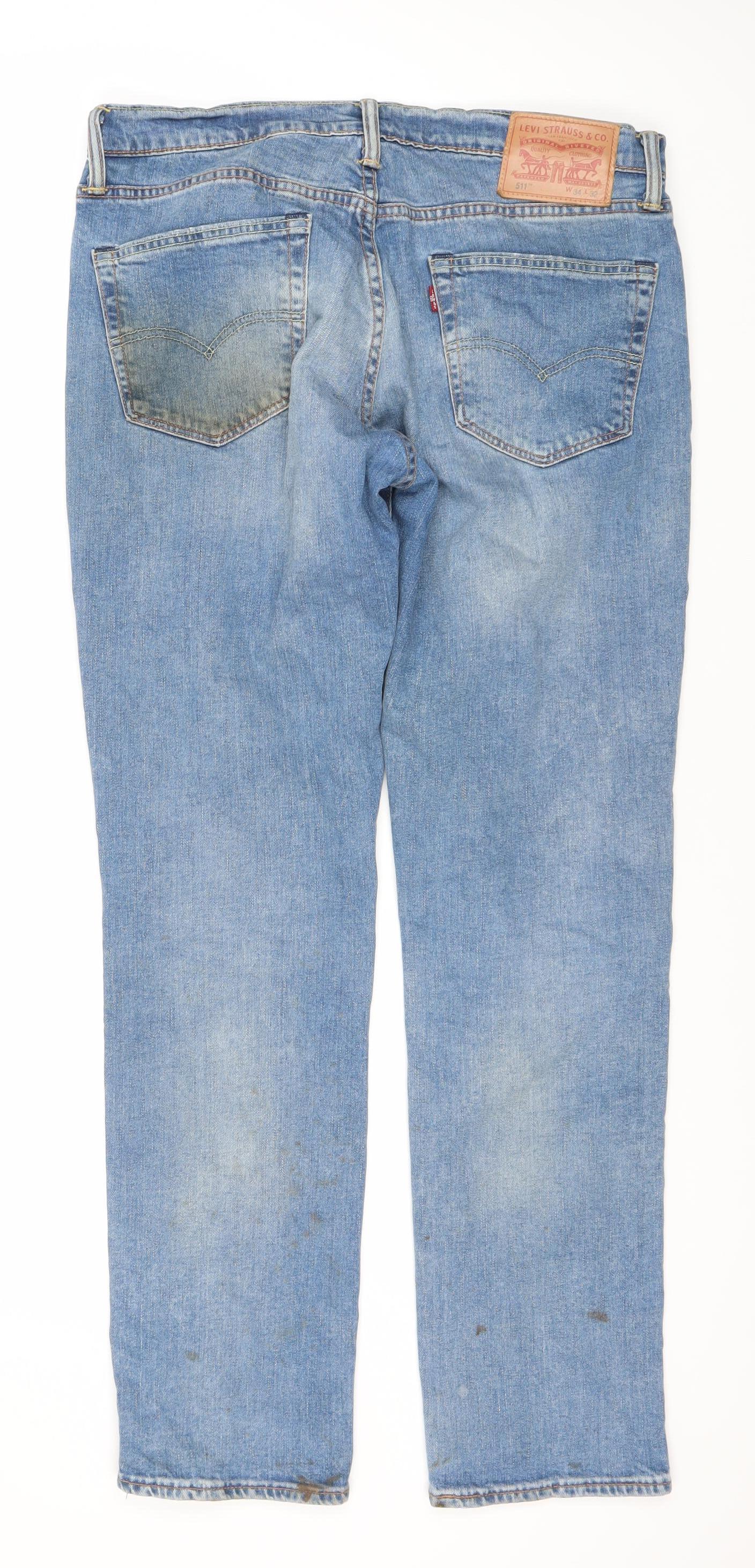 Levi's Men's Blue 511 Slim Fit Jeans 34x32