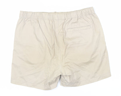 Cotton Traders Beige Unisex M Drawstring Shorts