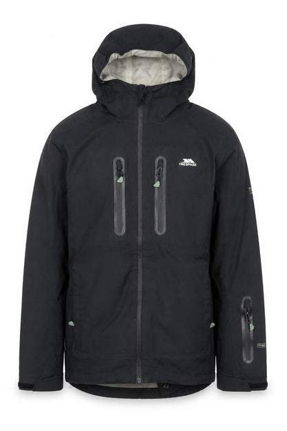 Mens UK Size 3XS Trespass Black Rain Coat