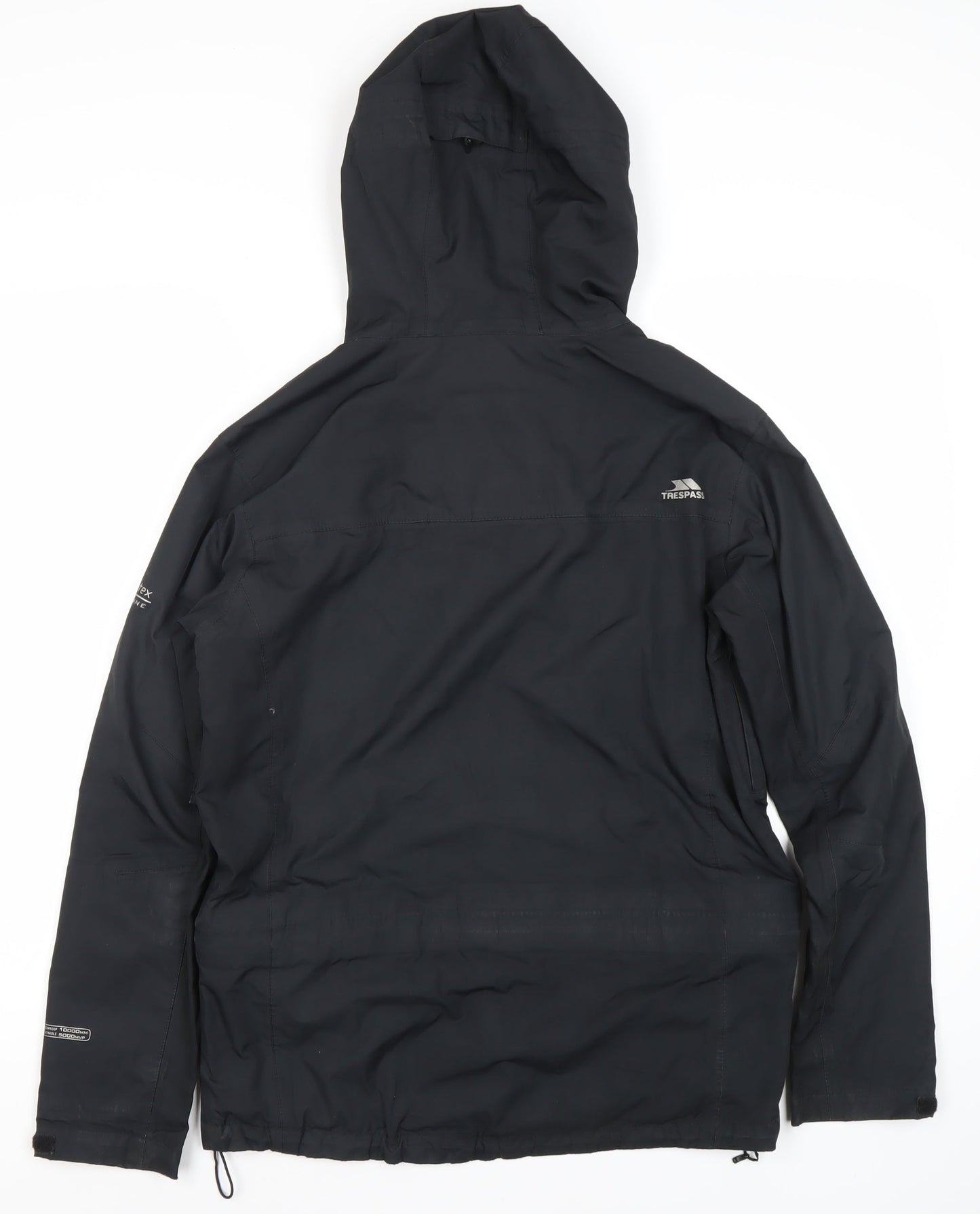 Mens UK Size 3XS Trespass Black Rain Coat