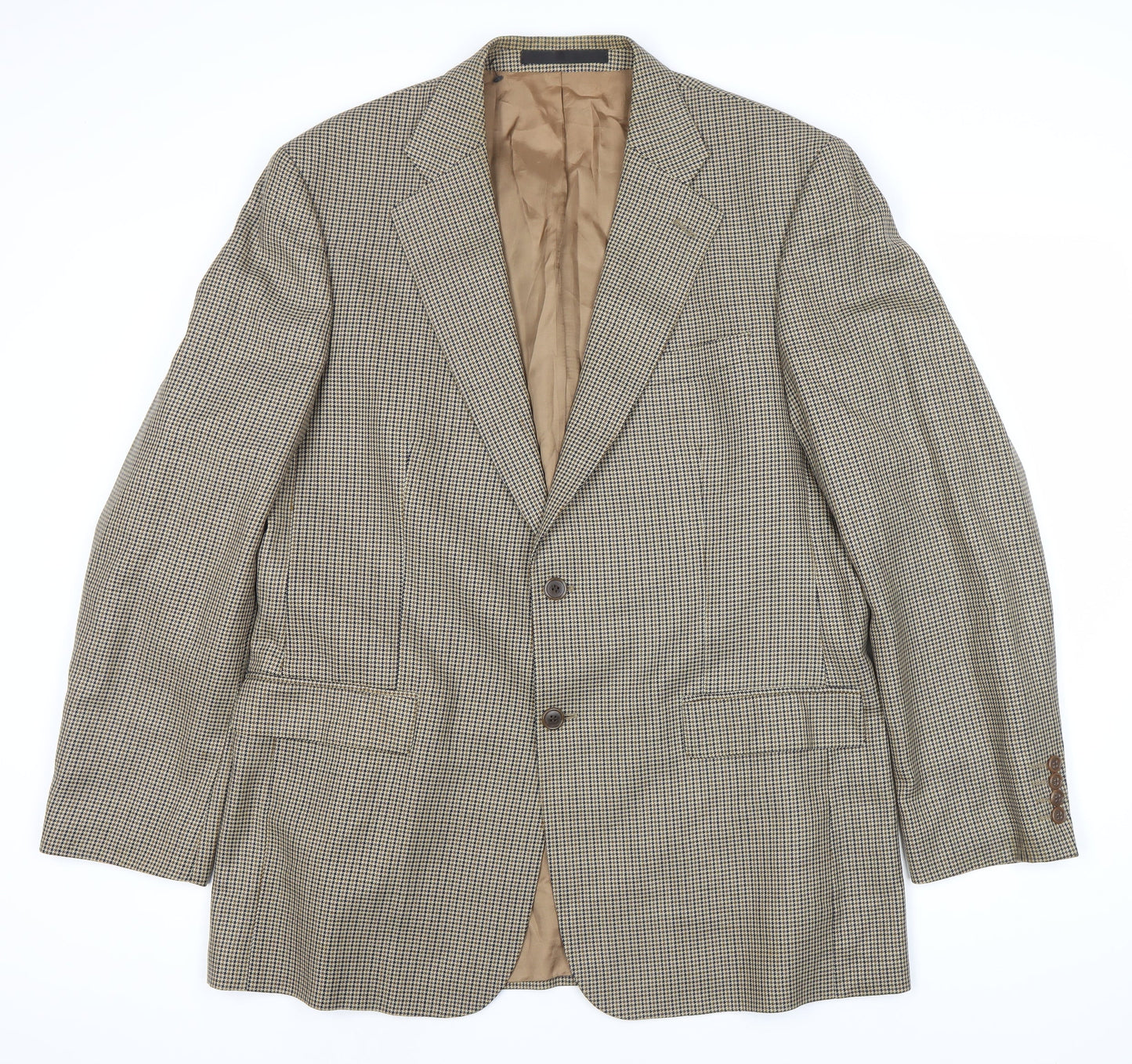 Mens UK Size 42 Marks and Spencer Regular Beige Suit Jacket