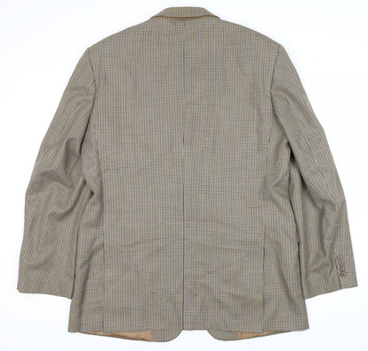 Mens UK Size 42 Marks and Spencer Regular Beige Suit Jacket