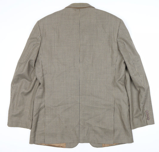 Mens UK Size 42 Marks and Spencer Regular Beige Suit Jacket