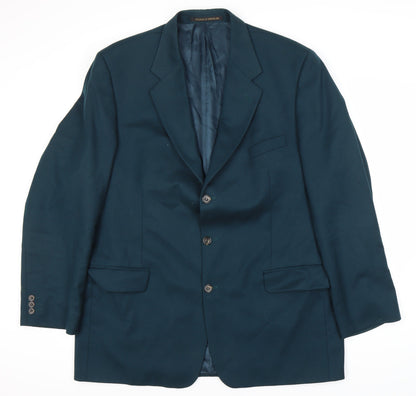 Mens UK Size 46 Marks and Spencer Regular Blue Suit Jacket