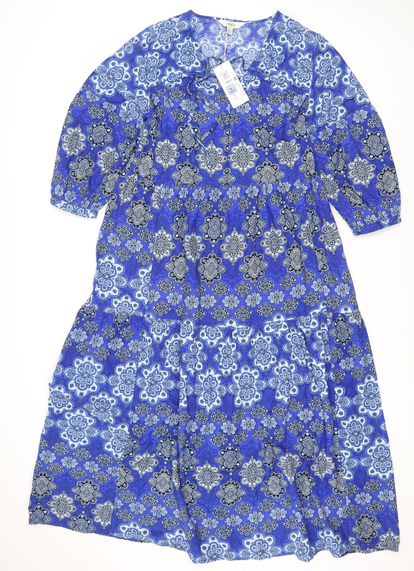 Marks and Spencer Women's Blue Dress Size 12