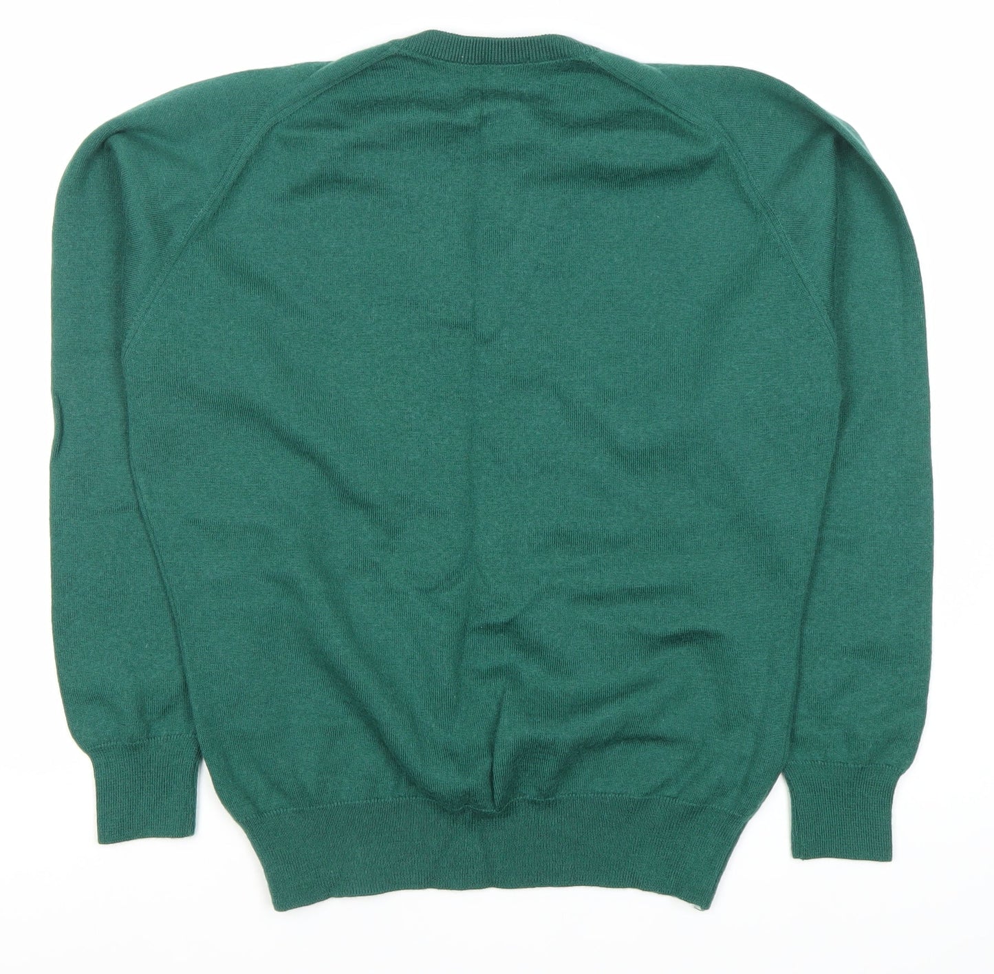 Wolsey Men's Green V-Neck Pullover Jumper L