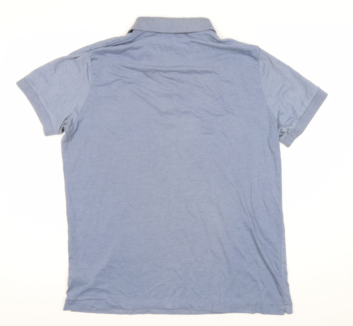 French Connection Men's Blue Polo Shirt Size L