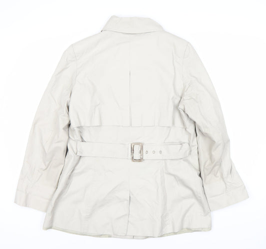 Austin Reed Women’s White Trench Coat Size 14