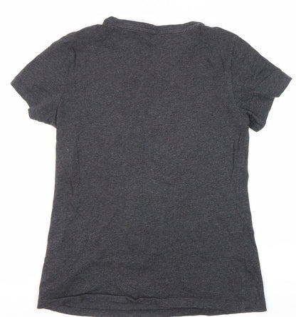 Womens UK Size S PUMA Black Basic T-Shirt