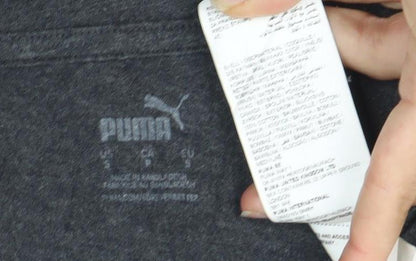 Womens UK Size S PUMA Black Basic T-Shirt