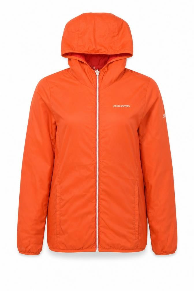 Womens UK Size 8 Craghoppers Orange Puffer Jacket