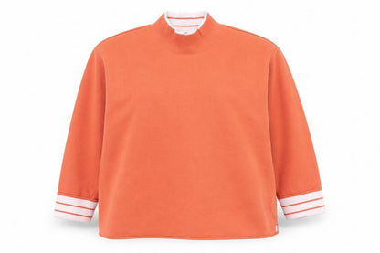 Womens UK Size L Lands' End Orange Pullover Jumper