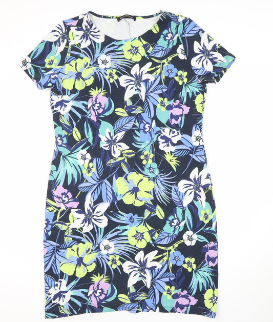 Betty Barclay Women's Multicoloured Floral Sheath Dress Size 14
