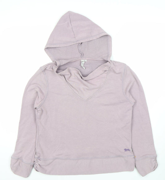 Lonsdale Women's Purple Pullover Hoodie Size 12