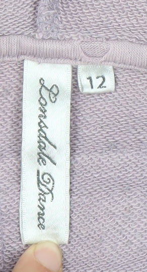 Lonsdale Women's Purple Pullover Hoodie Size 12