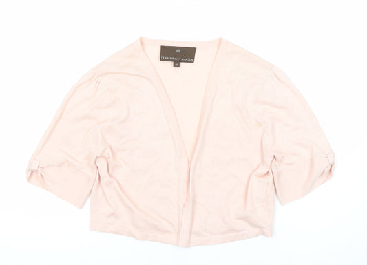 Womens UK Size 10 Fenn Wright Manson Pink Cardigan Jumper