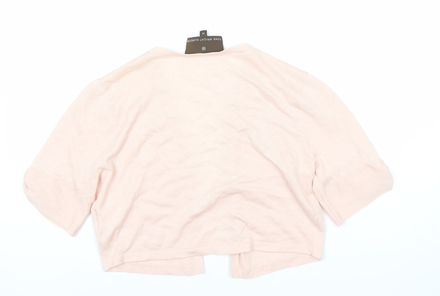 Womens UK Size 10 Fenn Wright Manson Pink Cardigan Jumper