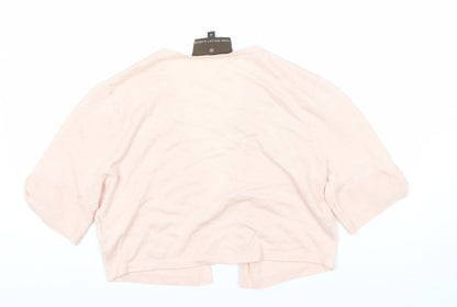 Womens UK Size 10 Fenn Wright Manson Pink Cardigan Jumper