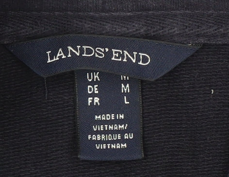 Mens UK Size L Lands' End Blue Pullover Sweatshirt