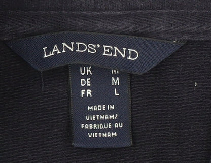 Mens UK Size L Lands' End Blue Pullover Sweatshirt