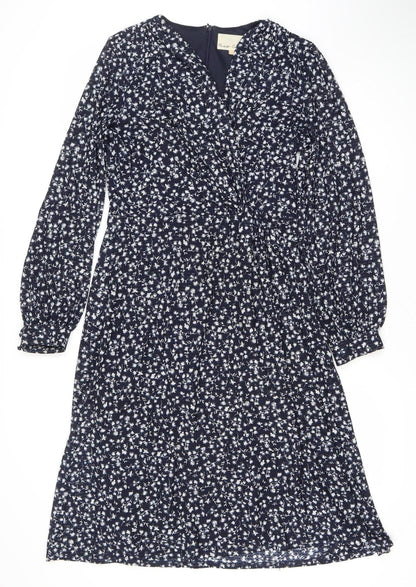 Phase Eight Women's Blue Floral A-Line Dress