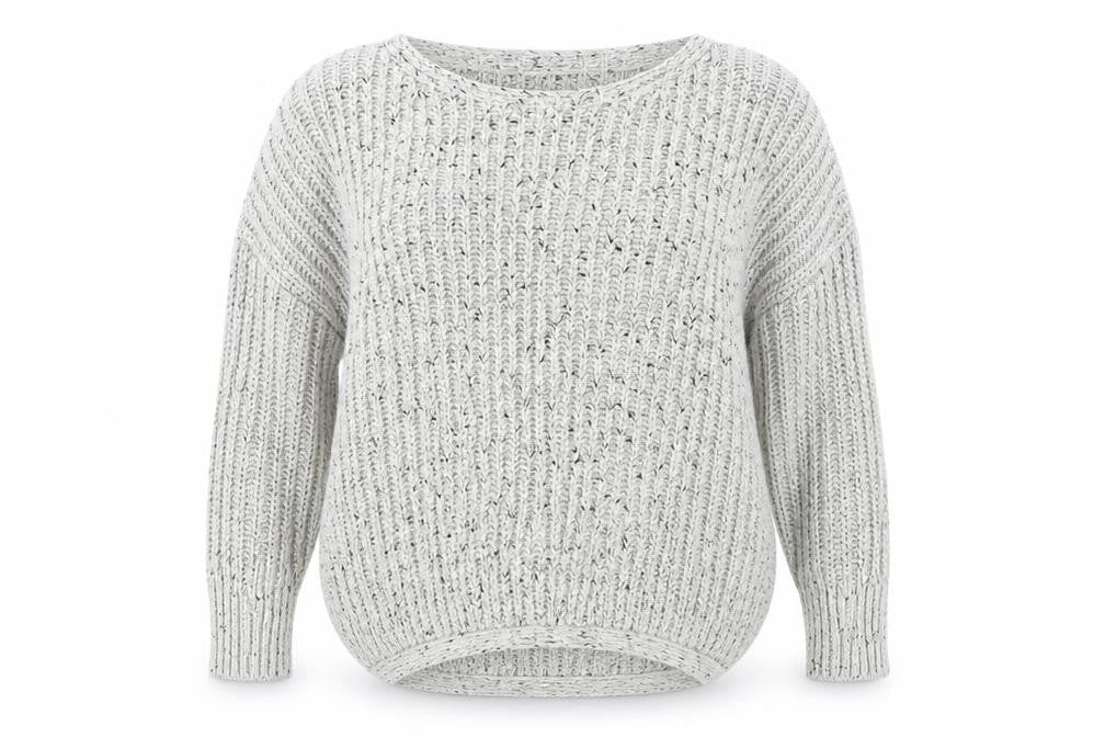 Womens UK Size 16 Quiz White Pullover Jumper