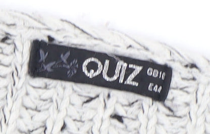 Womens UK Size 16 Quiz White Pullover Jumper