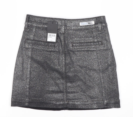 Own Women's Black Short Skirt Size 8 Party Wear
