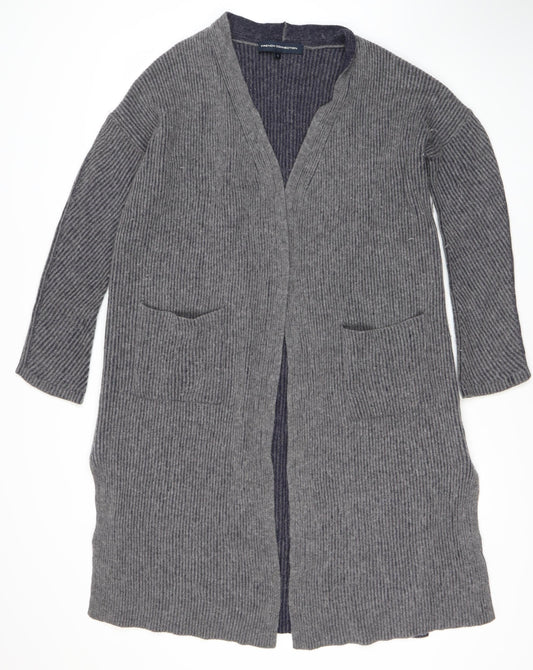 Womens UK Size S French Connection Grey Cardigan Jumper