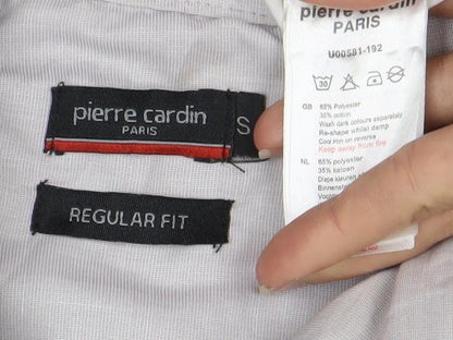 Mens UK Collar Size S Pierre Cardin Smart Grey  Dress Shirt