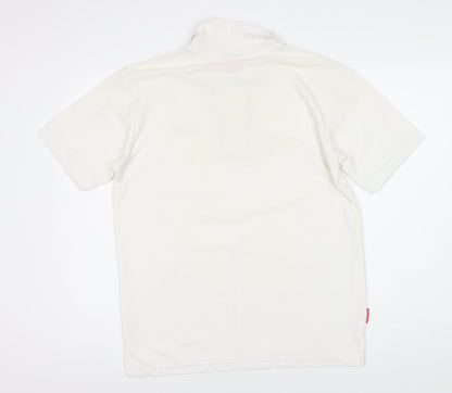 Slazenger Men's White Polo Shirt M