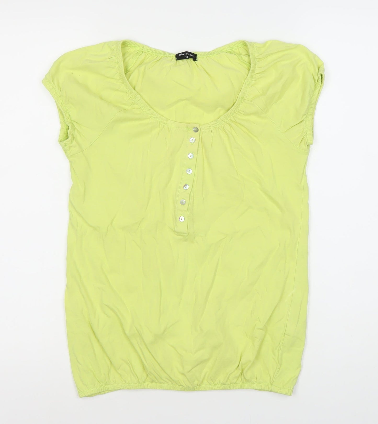 Ethel Austin Women's Green Blouse Size 10