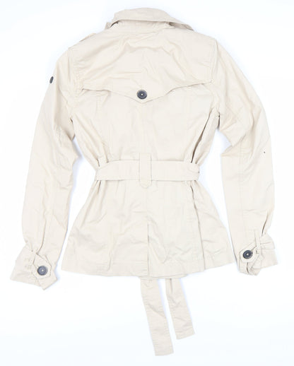 s.Oliver Women's Beige Cotton Trench Coat XS