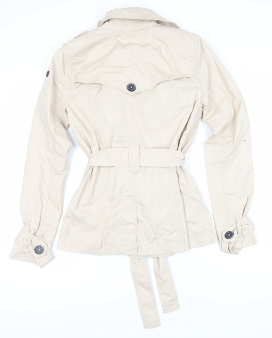 s.Oliver Women's Beige Cotton Trench Coat XS