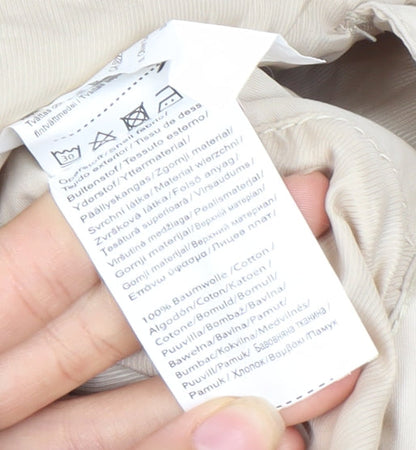 s.Oliver Women's Beige Cotton Trench Coat XS