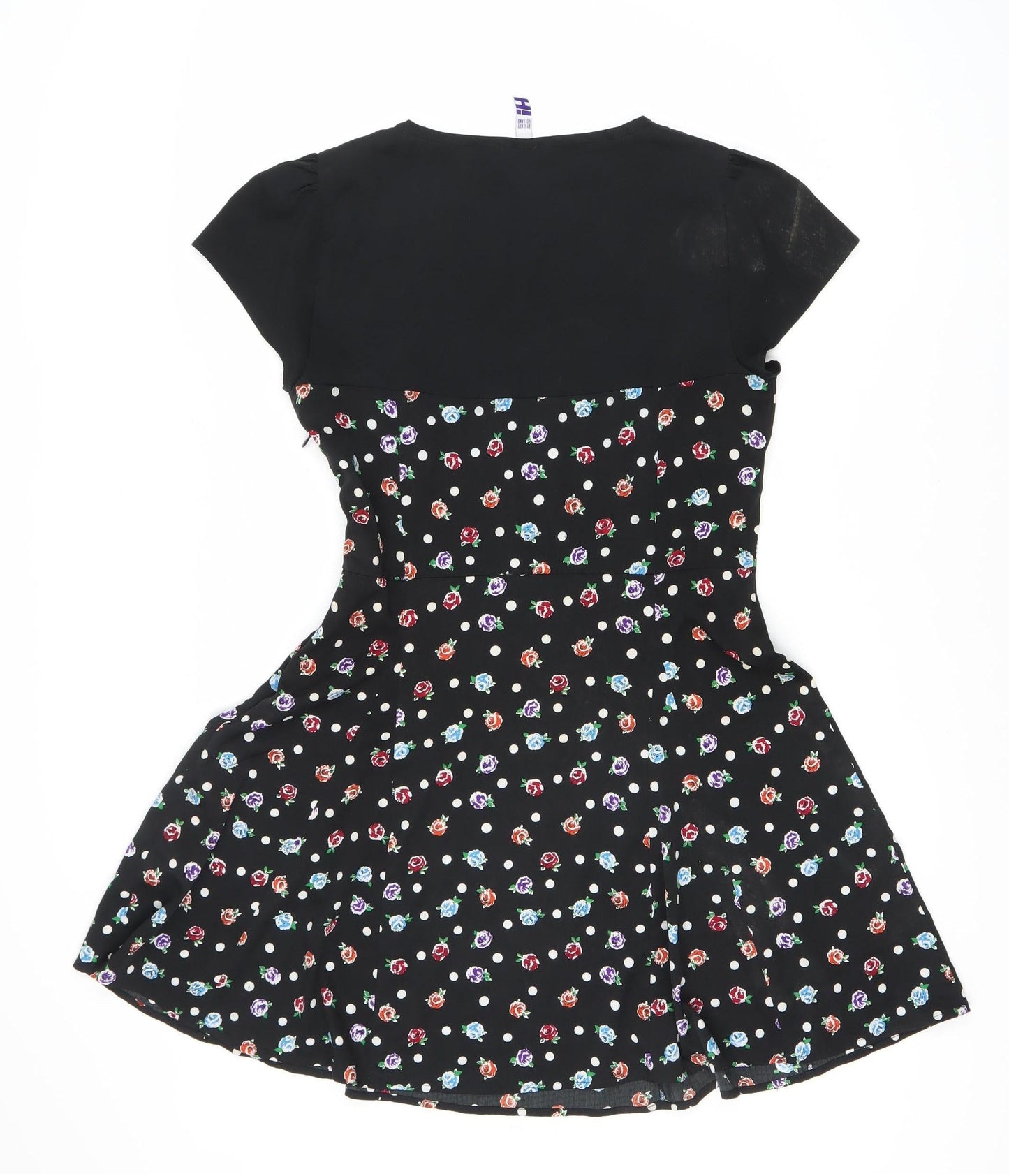 By Henry Holland Women's Black Floral Dress, Size 12