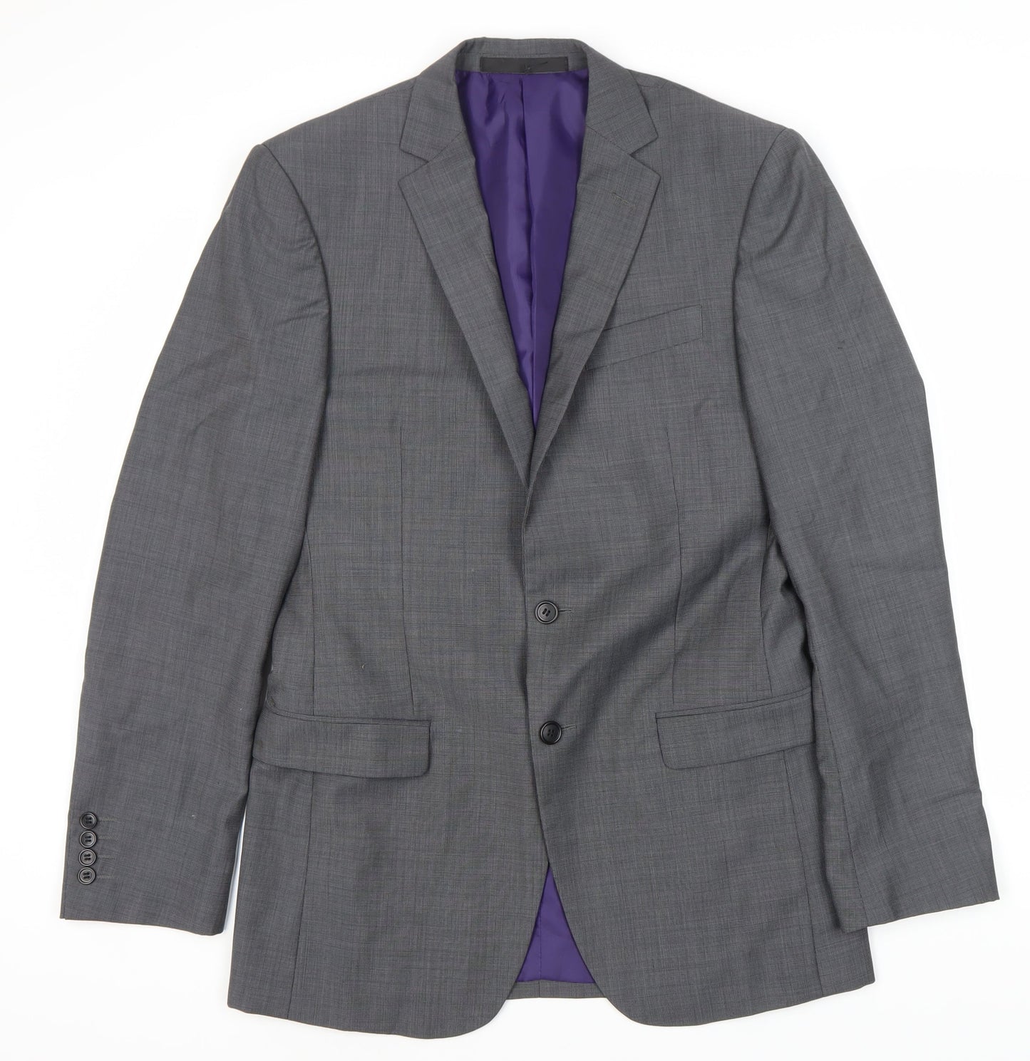 Mens UK Size 38 Marks and Spencer Regular Grey Suit Jacket
