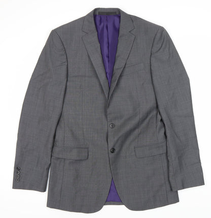 Mens UK Size 38 Marks and Spencer Regular Grey Suit Jacket
