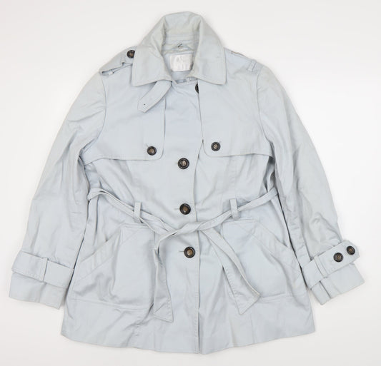 Lakeland Women's Blue Trench Coat Size 16