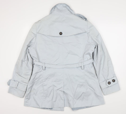 Lakeland Women's Blue Trench Coat Size 16