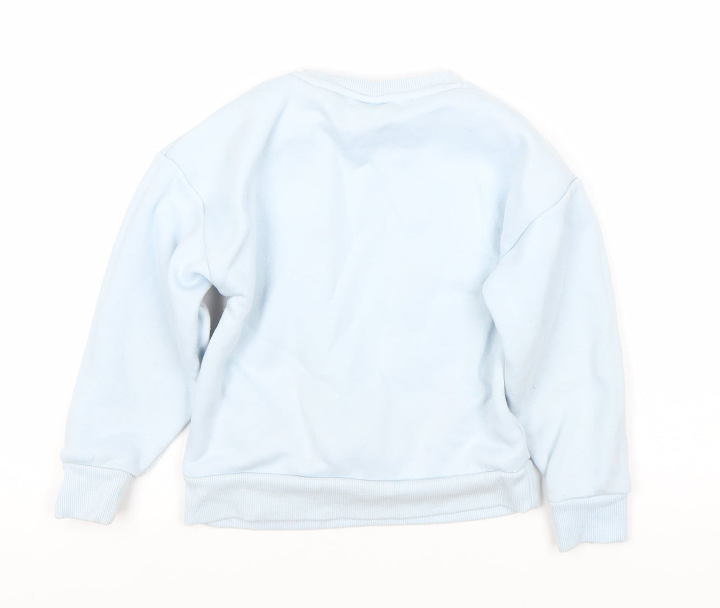 Disney Girls Blue Lilo & Stitch Sweatshirt Size 5-6 Pullover