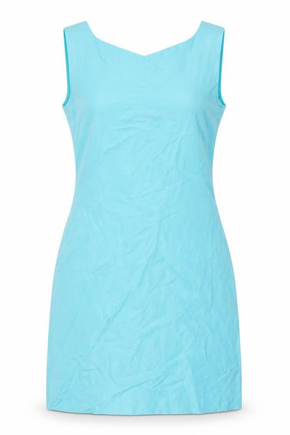 Planet Women's Blue Silk Linen Dress Size 12